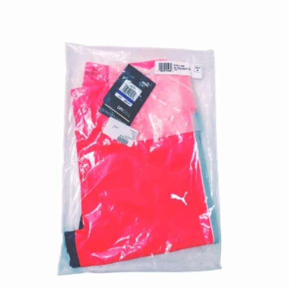 Puma Womens Neon Pink Color Block Moisture Wicking Leggings Activewear Sz XL New - Picture 5 of 9